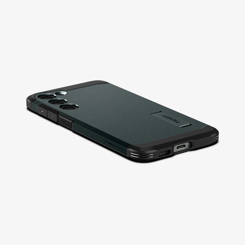 ACS05623 - Galaxy S23 Ultra Case Tough Armor in black showing the back